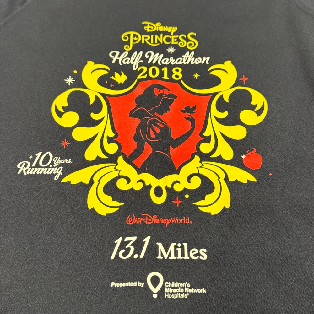 Run Disney Champion Navy Blue Princess Half Marathon Tee 2018